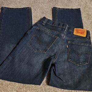 SS🔹️💜Levi's Kids 12 Slim Dark Blue Jeans 505 Style